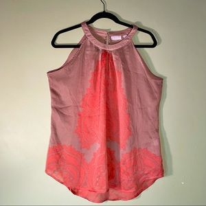 🤍SALE🤍 NY&C Tan and Coral Printed Top